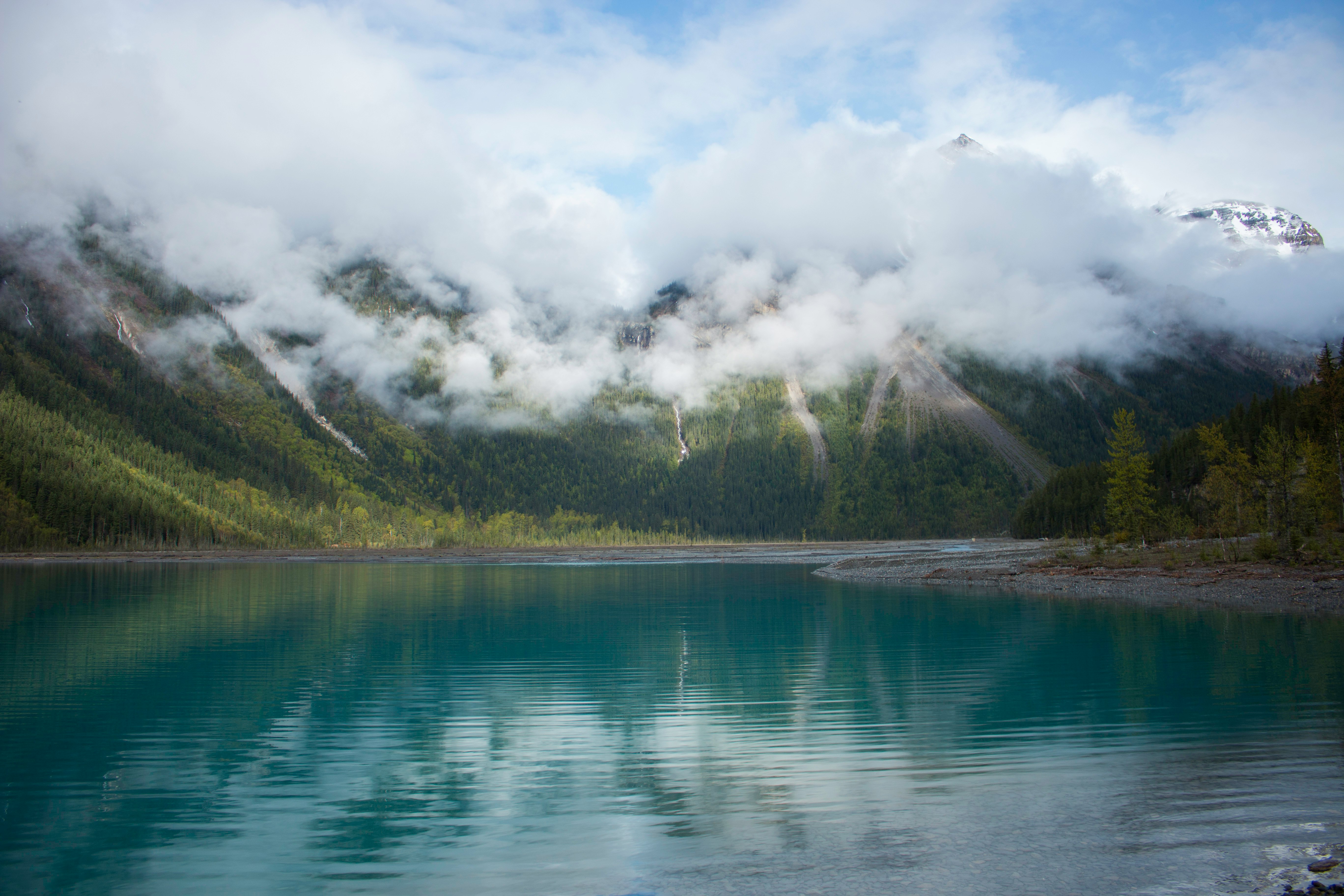 landscape photography of mountains near mountains